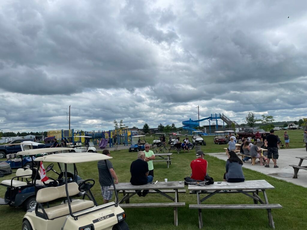 Waterpark at Maitland show trailer park in niagara Ontario