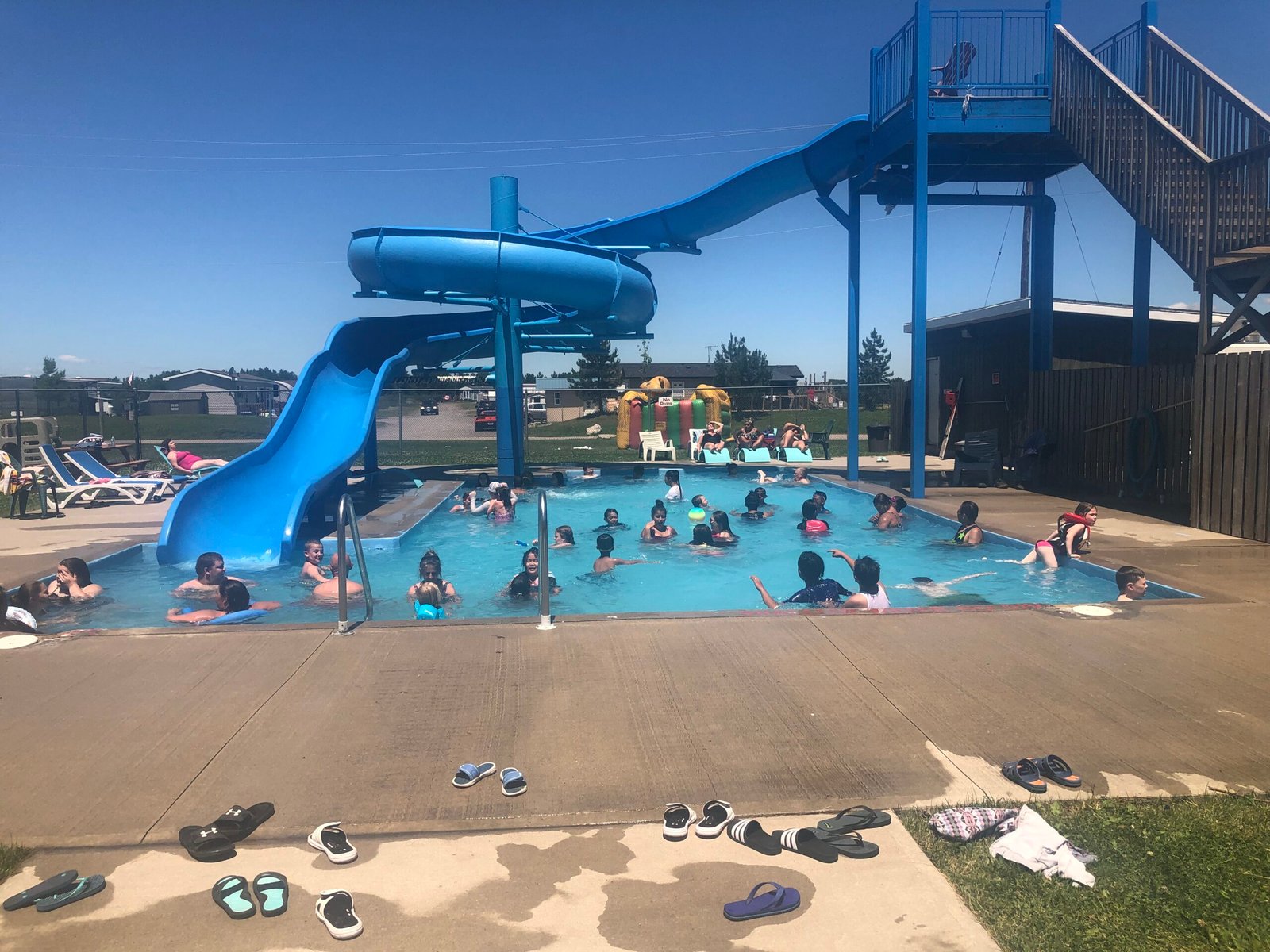 Waterpark at Maitland show trailer park in niagara Ontario