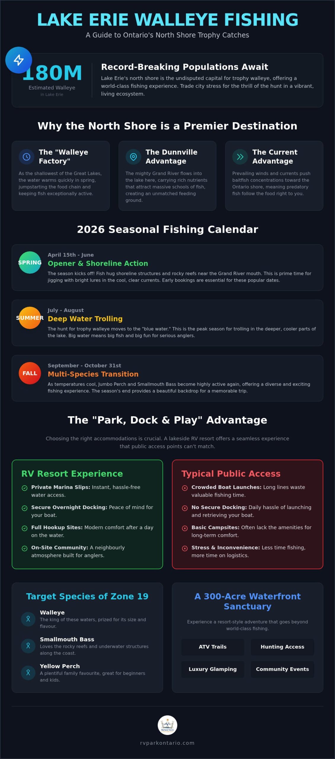 Lake Erie Walleye Fishing: 2026 Ontario Accommodations